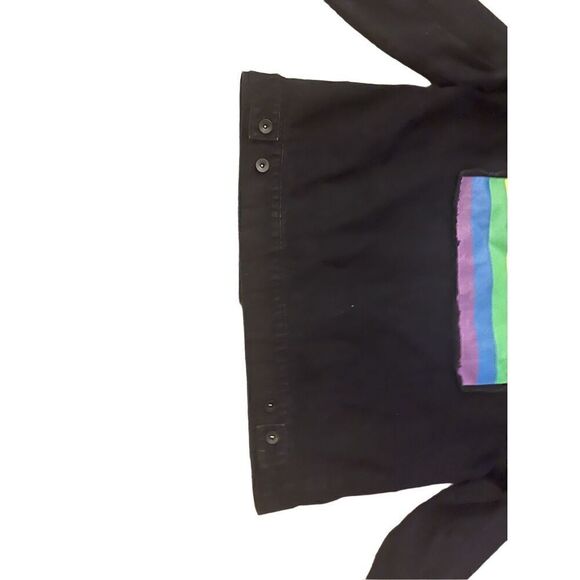 Denim jean jacket- social collision - Picture 4 of 12